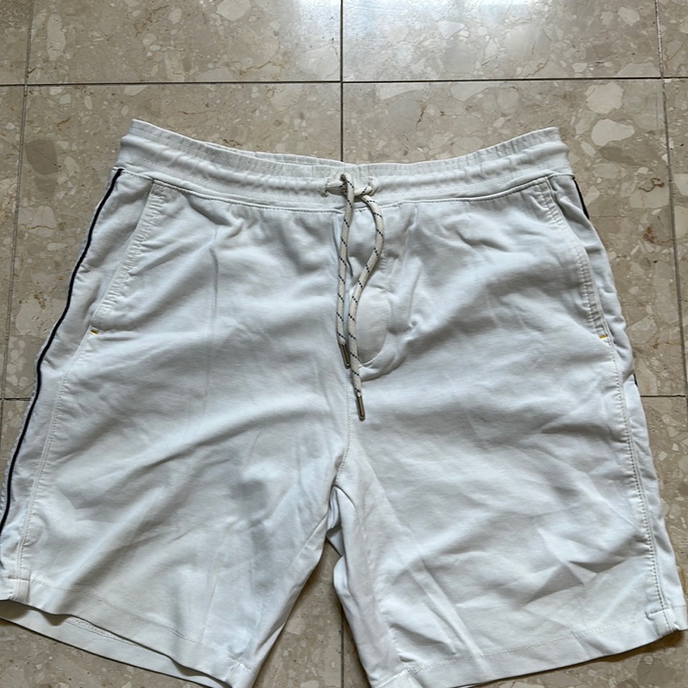 Zara White Cotton Shorts